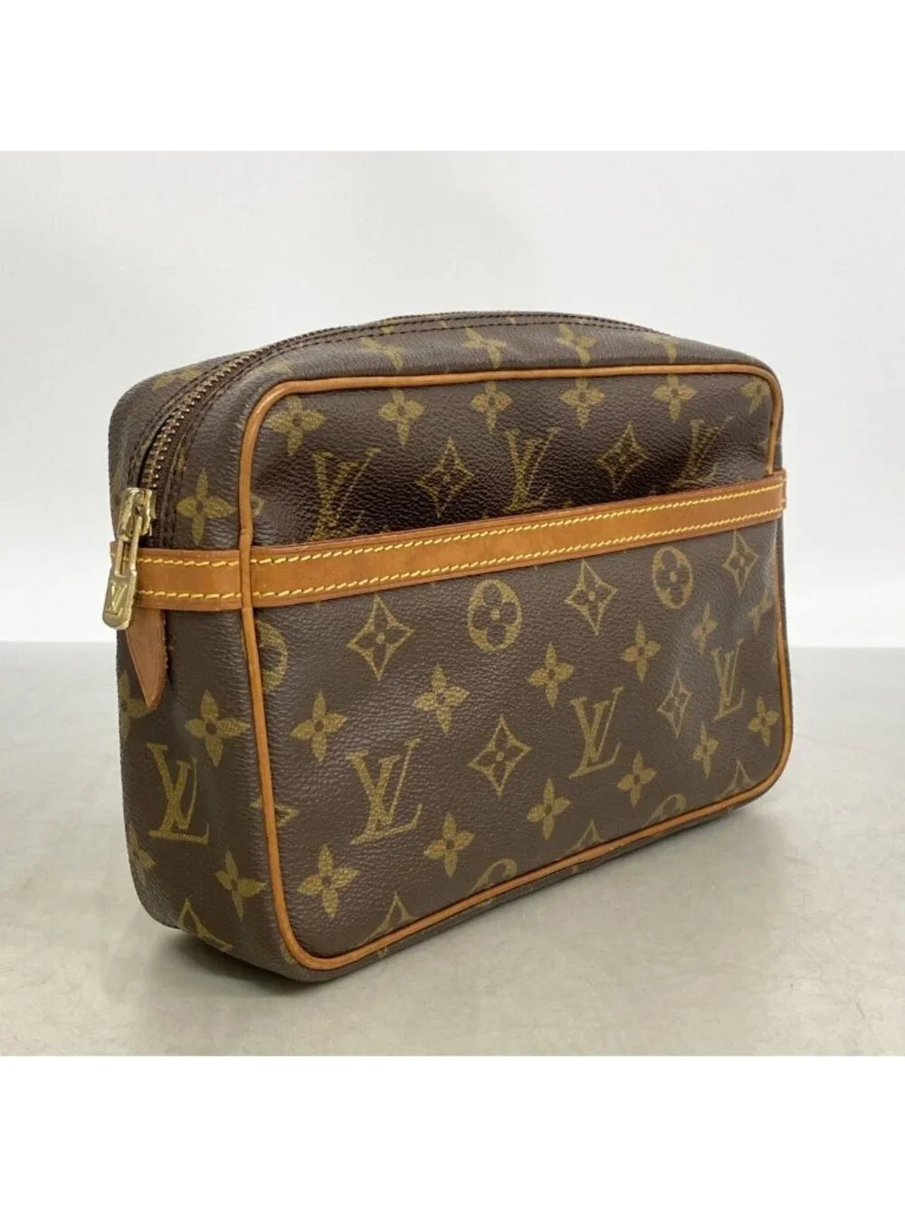 Louis Vuitton Clutch Monogram Compiegne 23 Brown